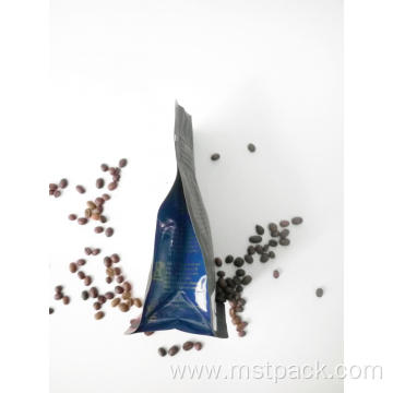 Zipper Plastic Coffee Bean Box Pouch